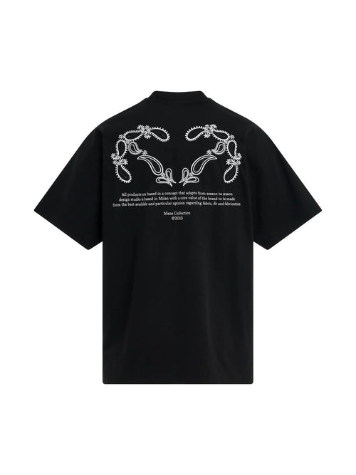 OFF WHITE BANDANA HALF ARROW T-SHIRT BLACK