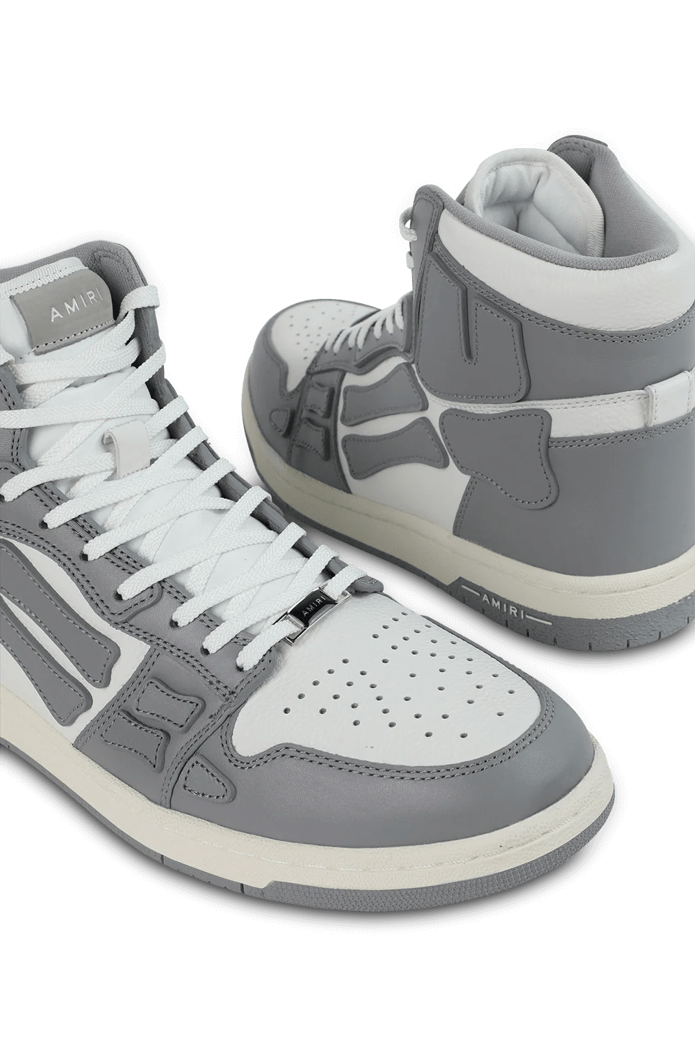 AMIRI SKEL HIGH GREY WHITE