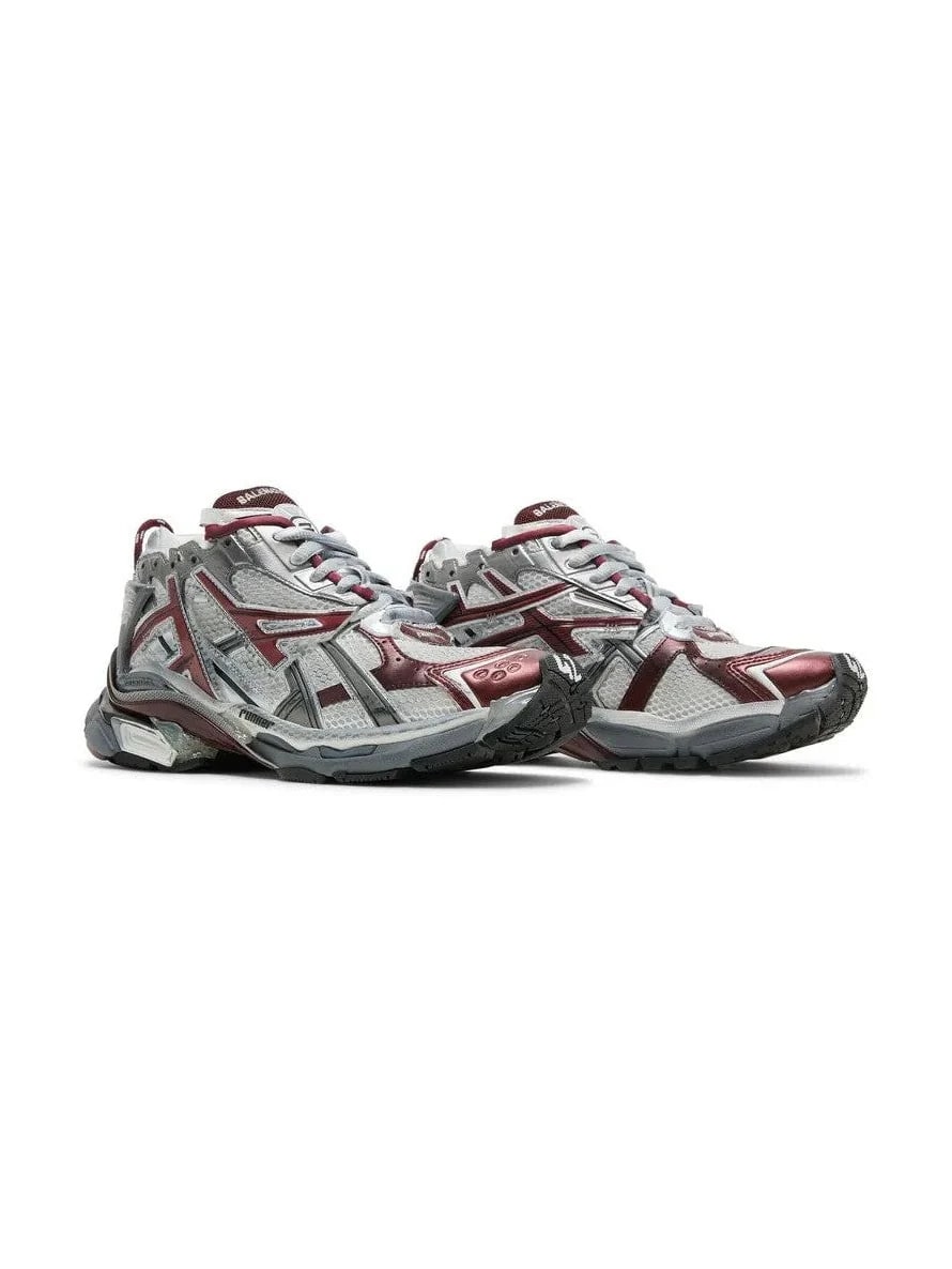 BALENCIAGA RUNNER BURGUNDY GREY