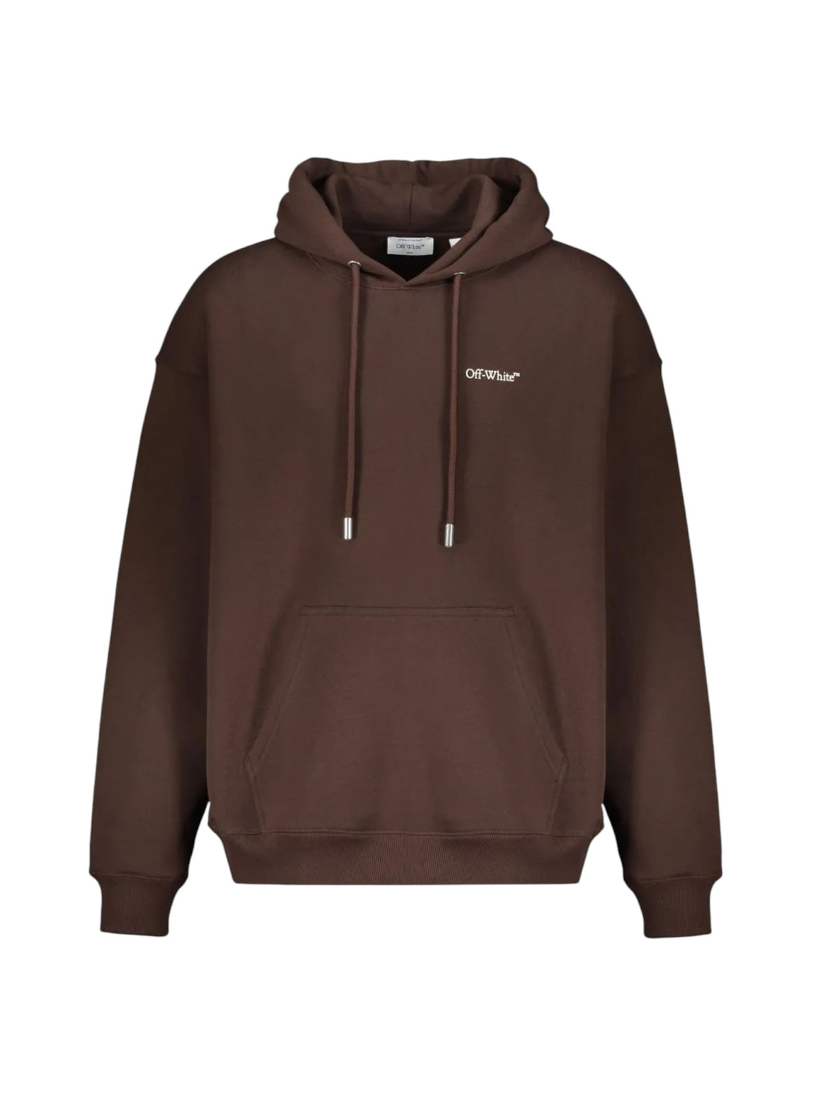 OFF WHITE SHARED BROWN HOODIE