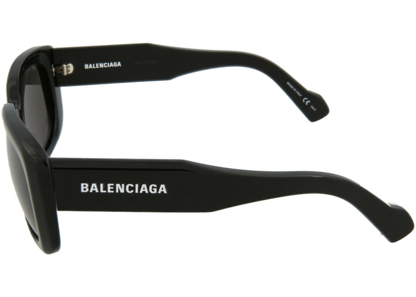 BALENCIAGA SQUARE RECTANGLE SUNGLASSES BLACK