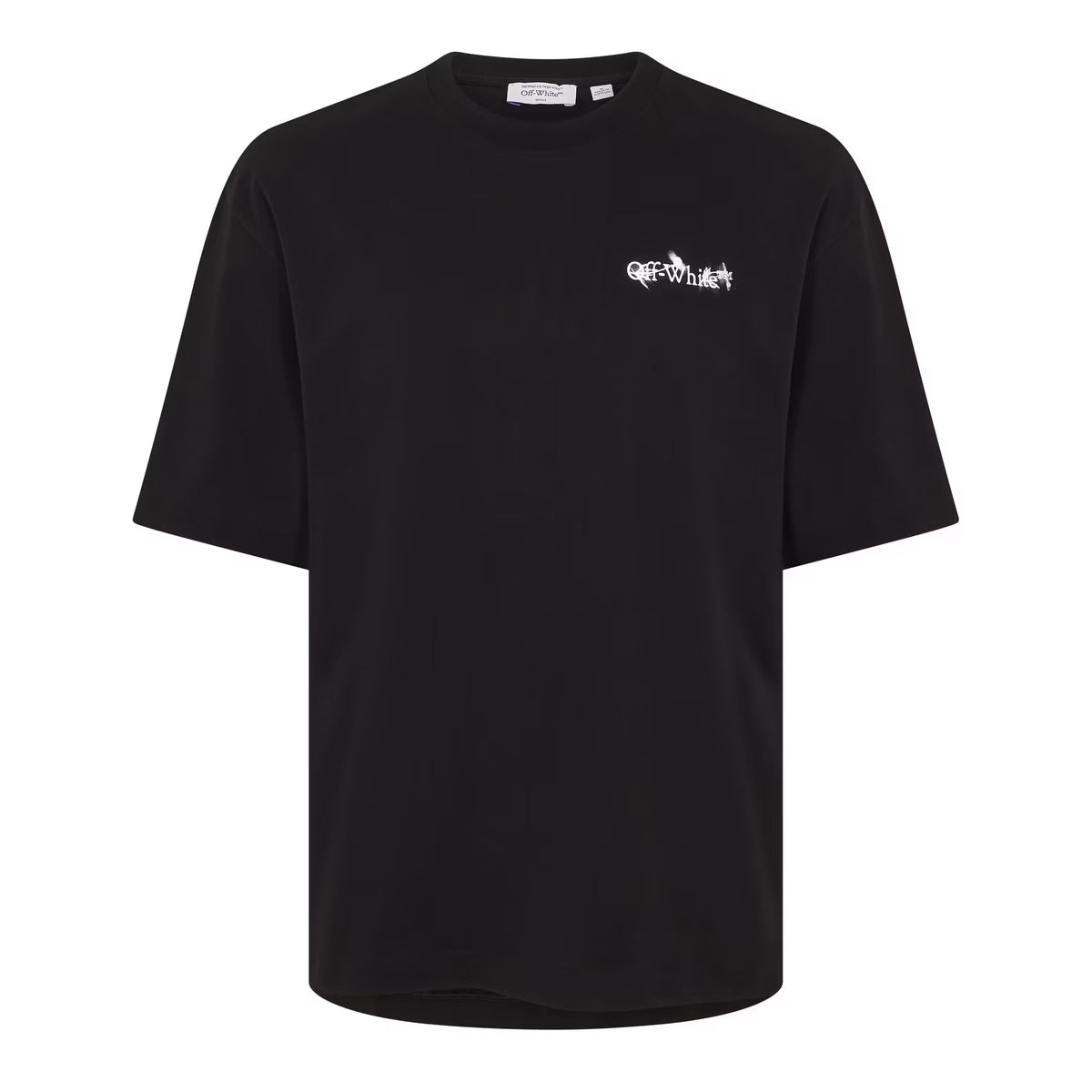 OFF WHITE FLOWER SPRAY ARROW T-SHIRT BLACK