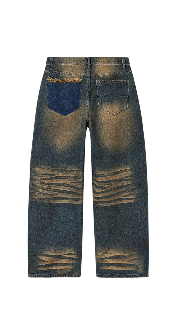 VALLEY THRASHED DENIM BLUE WASH