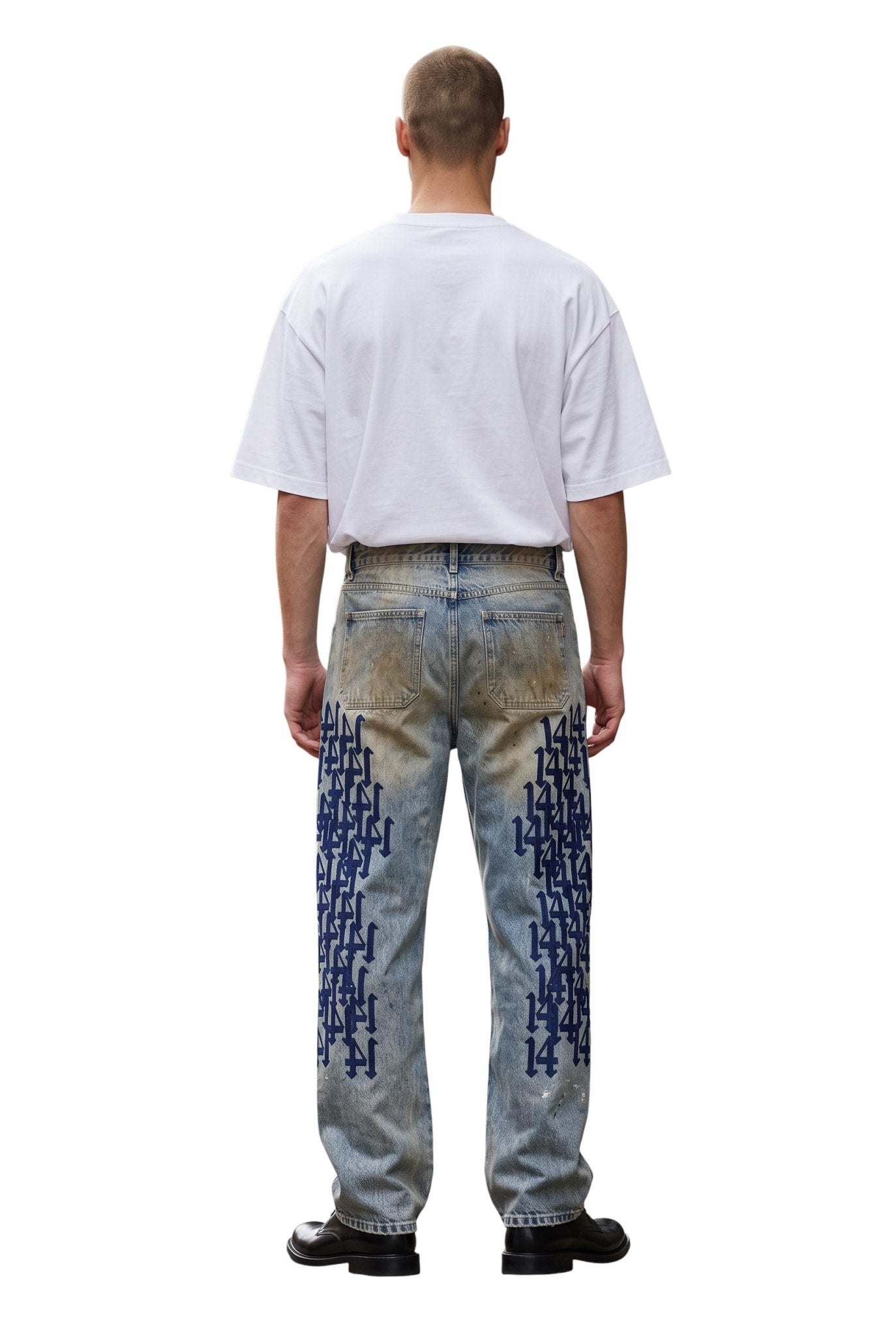 VALLEY SHIPYARD PAINTERS JEANS DENIM BLUE