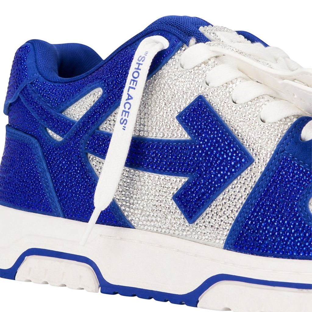 OFF WHITE OUT OF OFFICE CRYSTAL EMBELLISHED NAVY WHITE