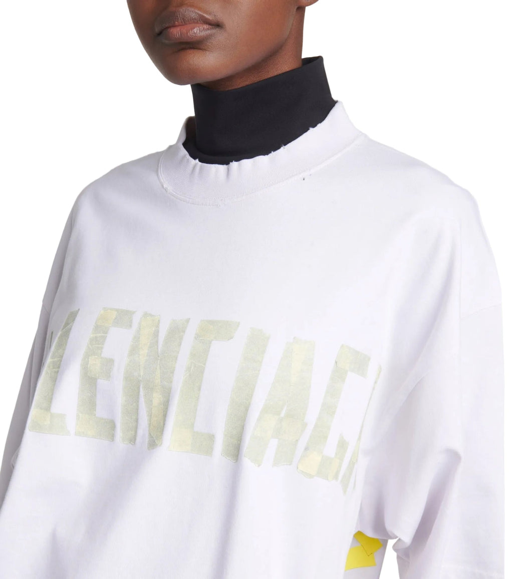 BALENCIAGA TAPE TYPE T-SHIRT WHITE