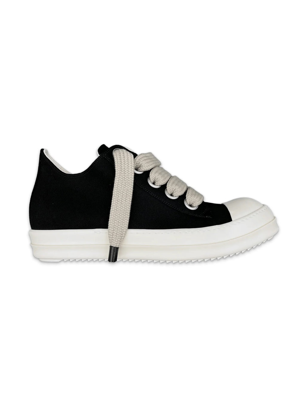 RICK OWENS JUMBO LACES CANVAS SNEAKERS