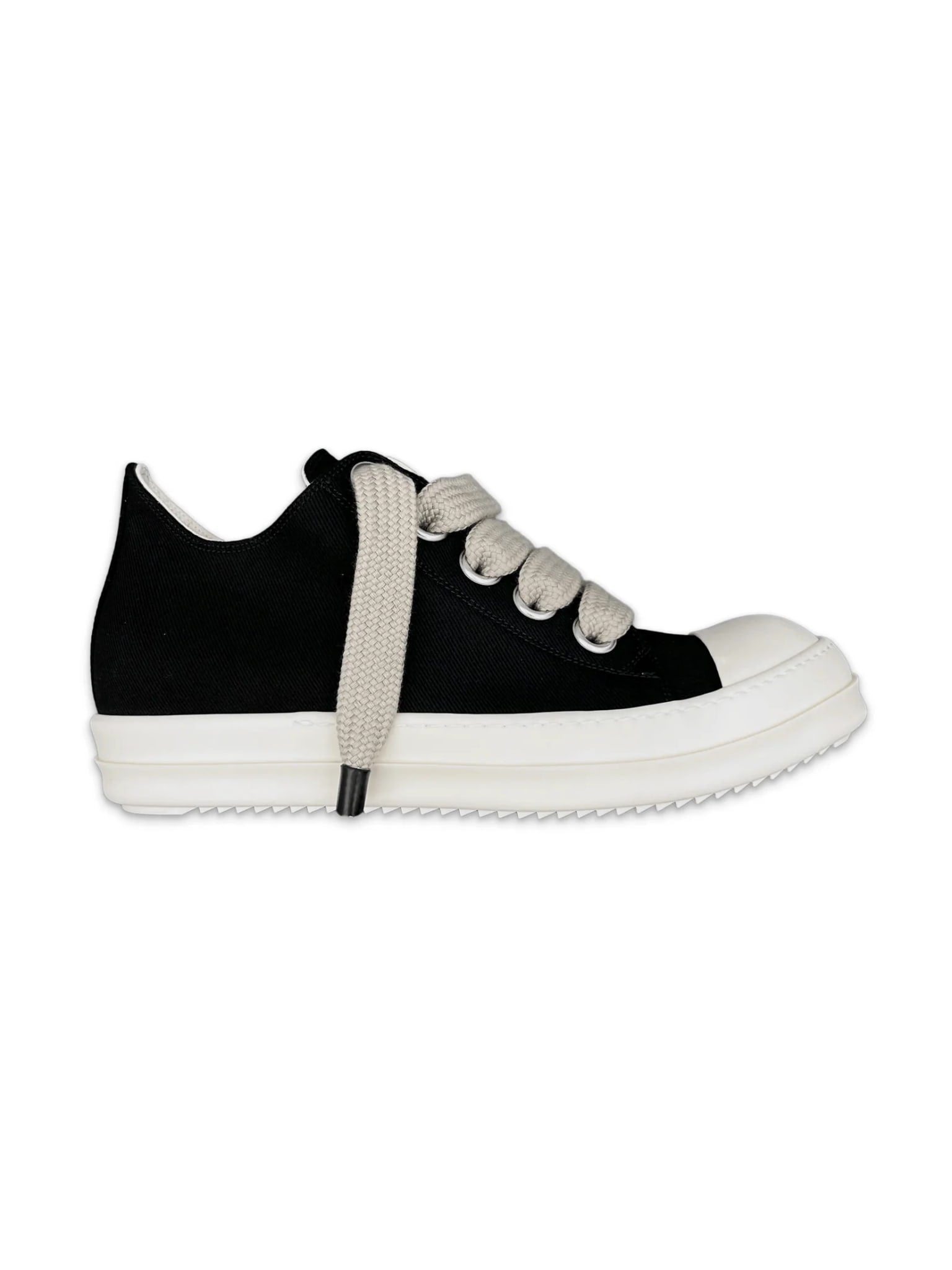 RICK OWENS JUMBO LACES CANVAS SNEAKERS