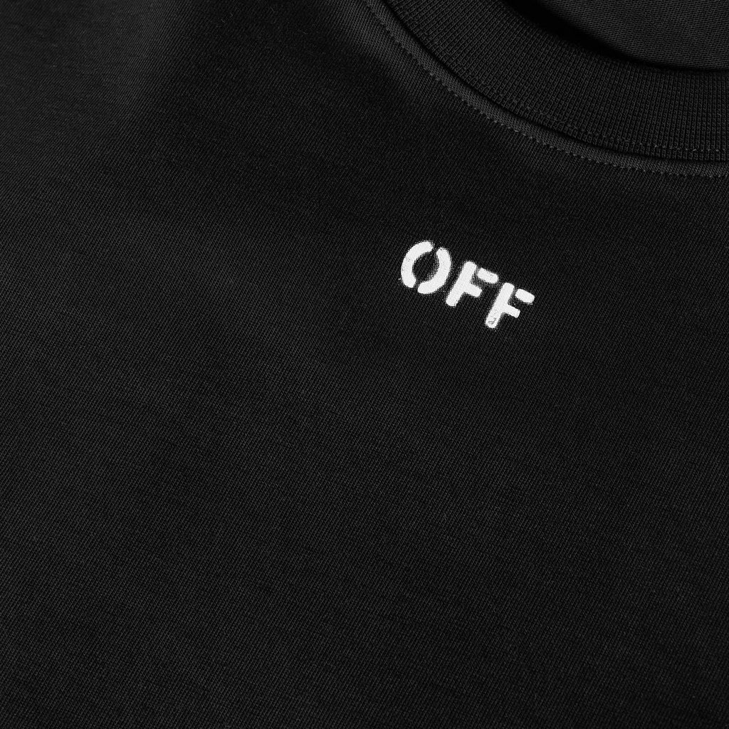 OFF WHITE SPRAY CAN ARROW SLIM T-SHIRT BLACK