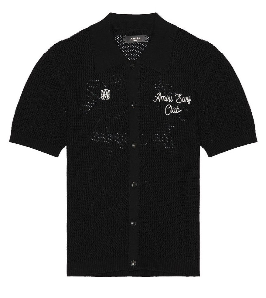 AMIRI SURF CLUB SHIRT BLACK