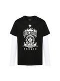 GIVENCHY LAYERED LONG SLEEVE STAR LOGO