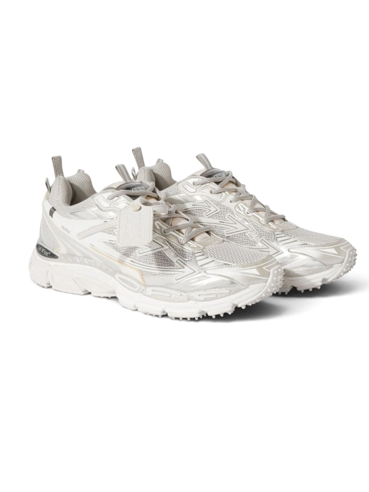 OFF WHITE BE RIGHT BACK GREY SILVER