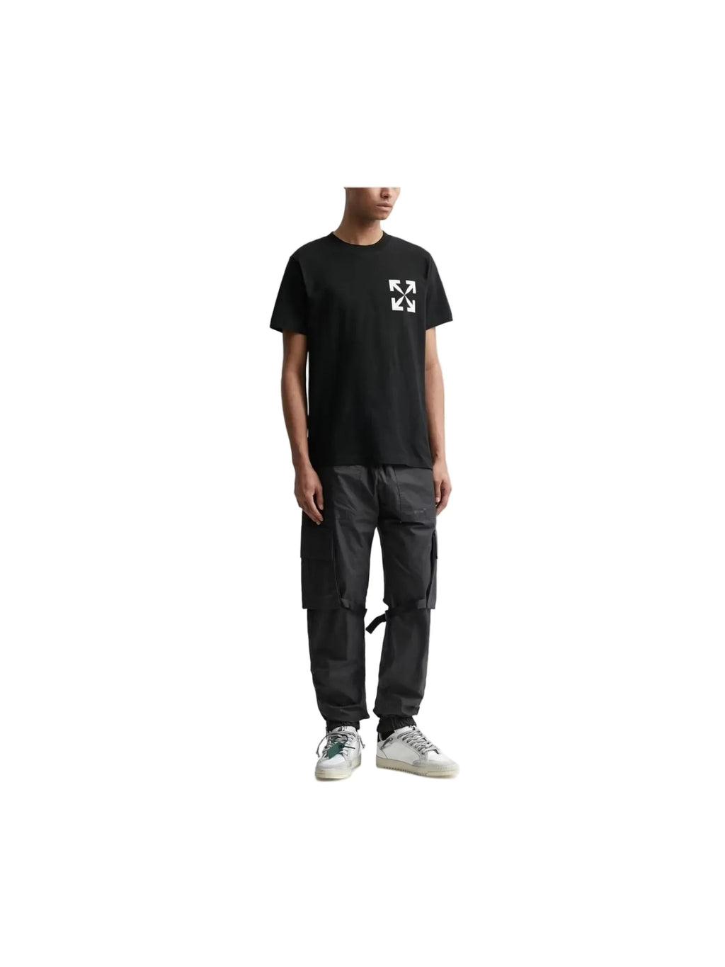 OFF WHITE SINGLE ARROW T-SHIRT BLACK