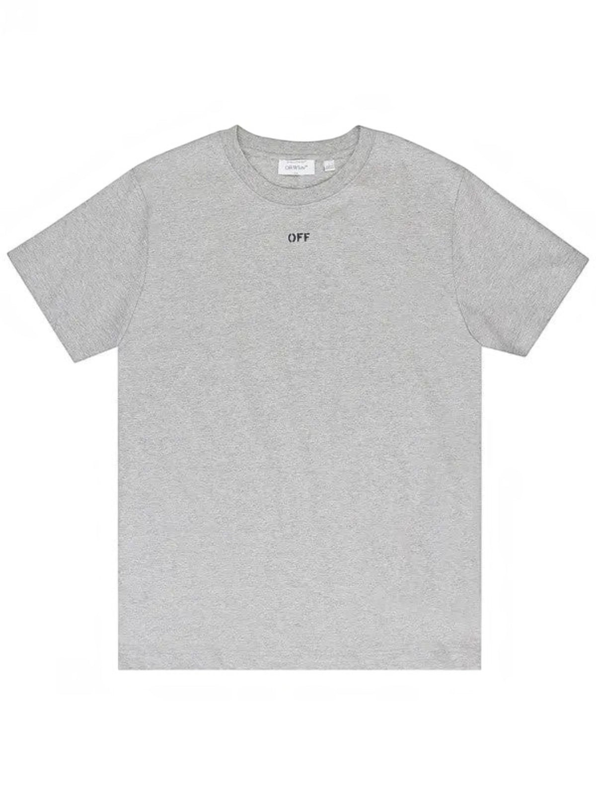 OFF WHITE SPRAY CAN ARROW SLIM TEE GREY
