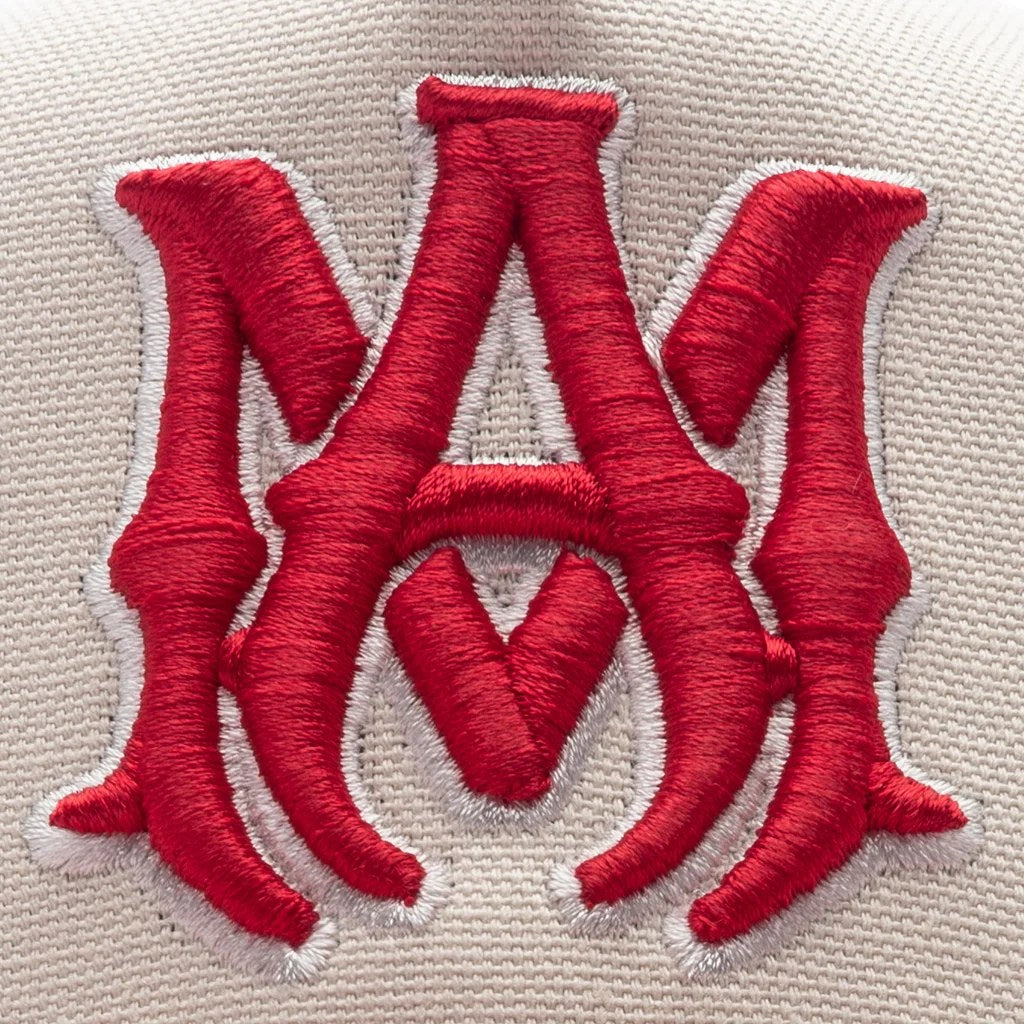 AMIRI MA LOGO ALABASTER RED HAT