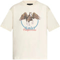 AMIRI VINTAGE WASH PEGASUS T-SHIRT ALABASTER