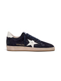 GOLDEN GOOSE BALL STAR DARK BLUE SUEDE WHITE LEATHER STAR