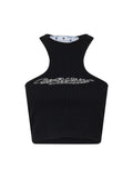 OFF-WHITE BB BLING TOP BLACK WOMENS