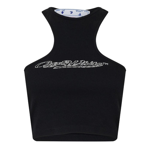 OFF-WHITE BB BLING TOP BLACK WOMENS