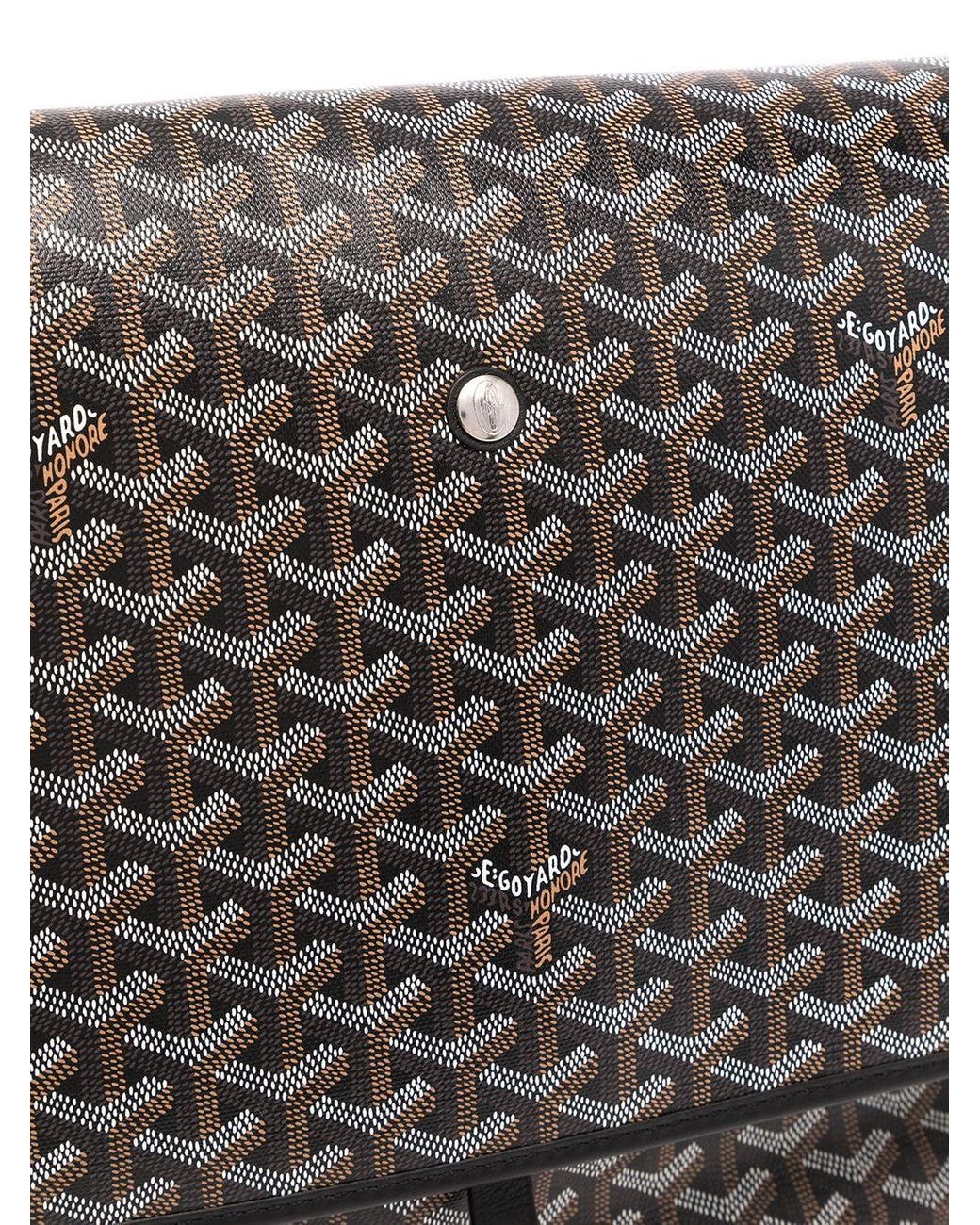 GOYARD CAPÉTIEN MESSENGER BAG BLACK
