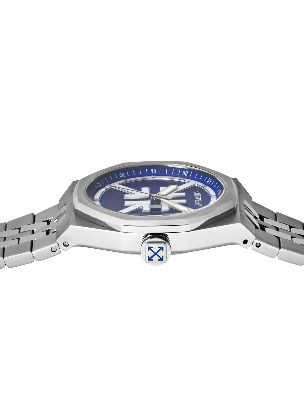OFF WHITE "NO GRID" WATCH STEEL SILVER