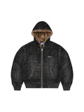 CORTEIZ OLD ENGLISH DENIM WORK JACKET BLACK WASH