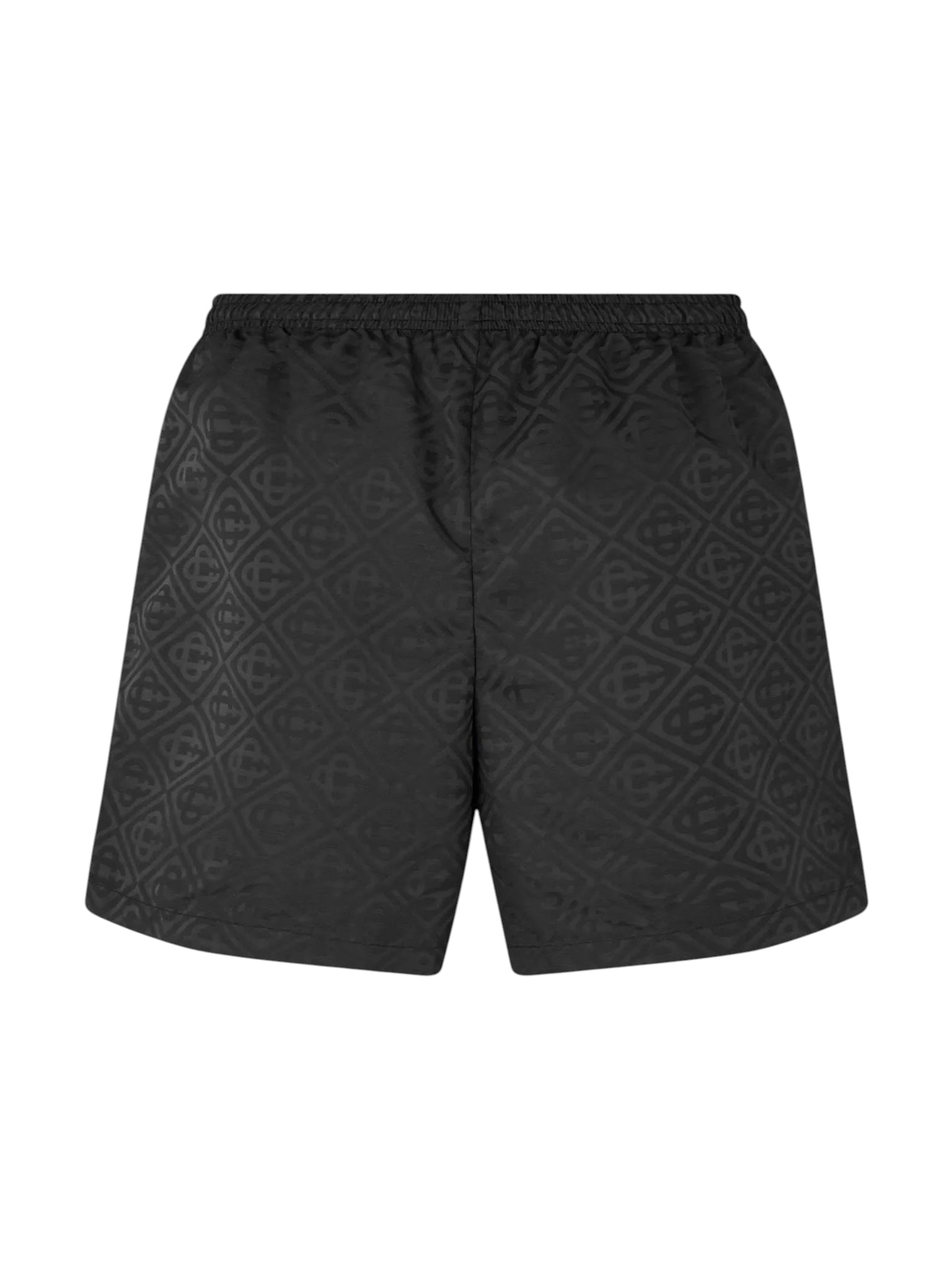 CASABLANCA BLACK MONOGRAM SWIMSHORT