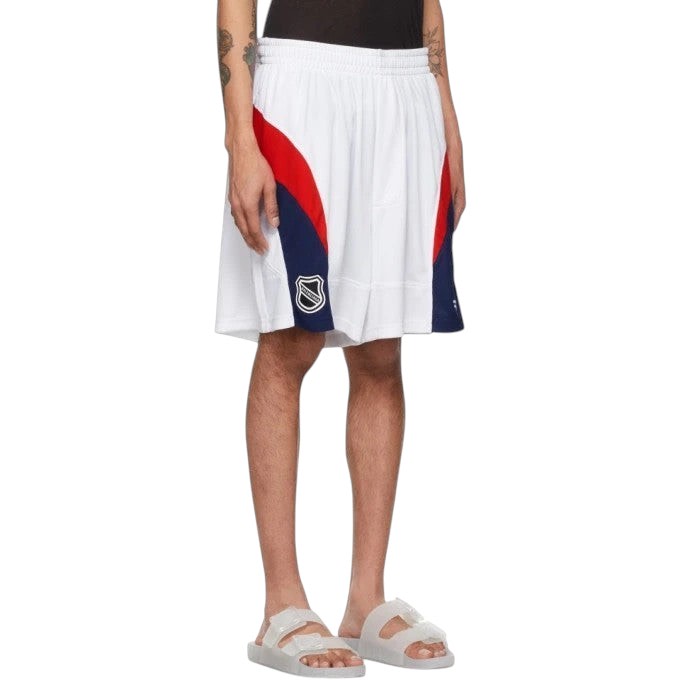 BALENCIAGA HOCKEY MESH SHORT WHITE