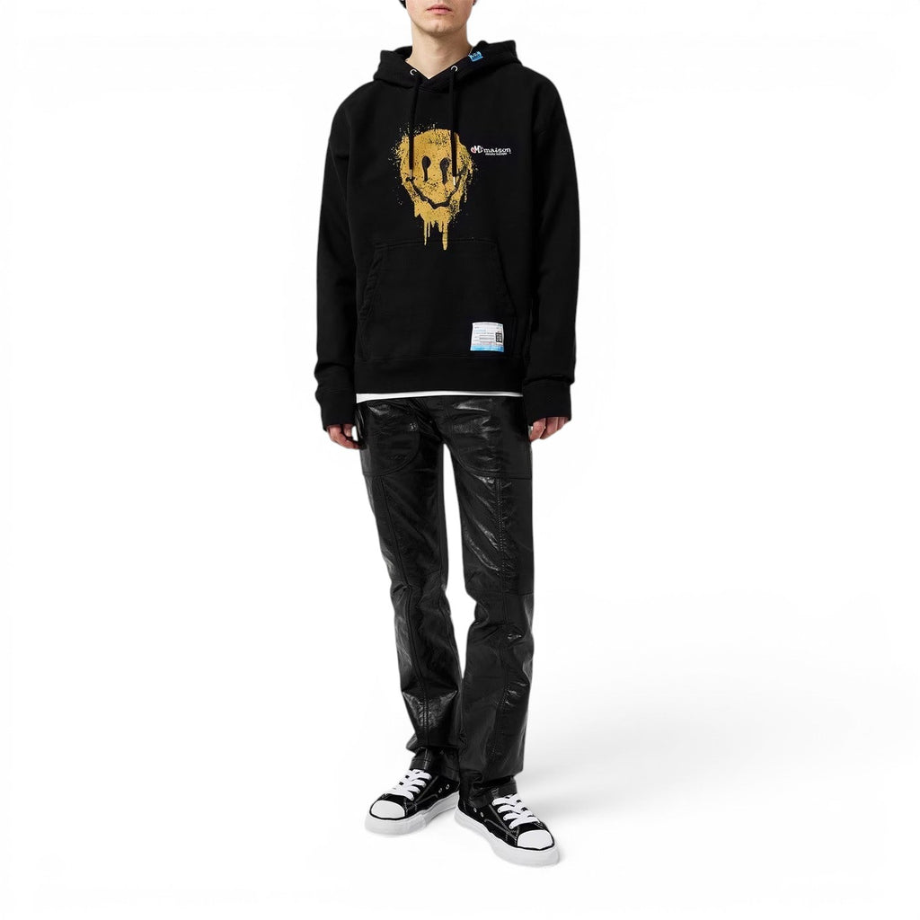 MIHARA YASUHIRO PETERSON BLACK ORIGINAL SOLE CANVAS LOW