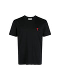 AMI PARIS TONAL AMI DE COEUR S/S T-SHIRT BLACK
