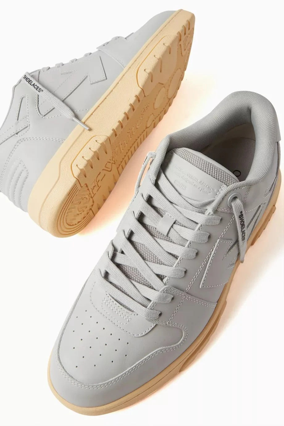 OFF-WHITE OUT OF OFFICE GREY YELLOWED SOLE