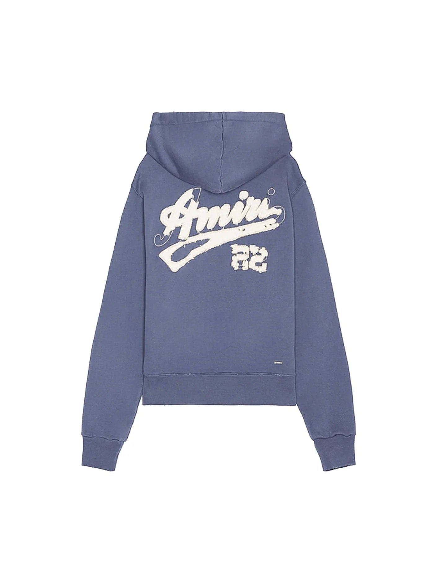 AMIRI 22 DISTRESSED POWDER BLUE HOODIE