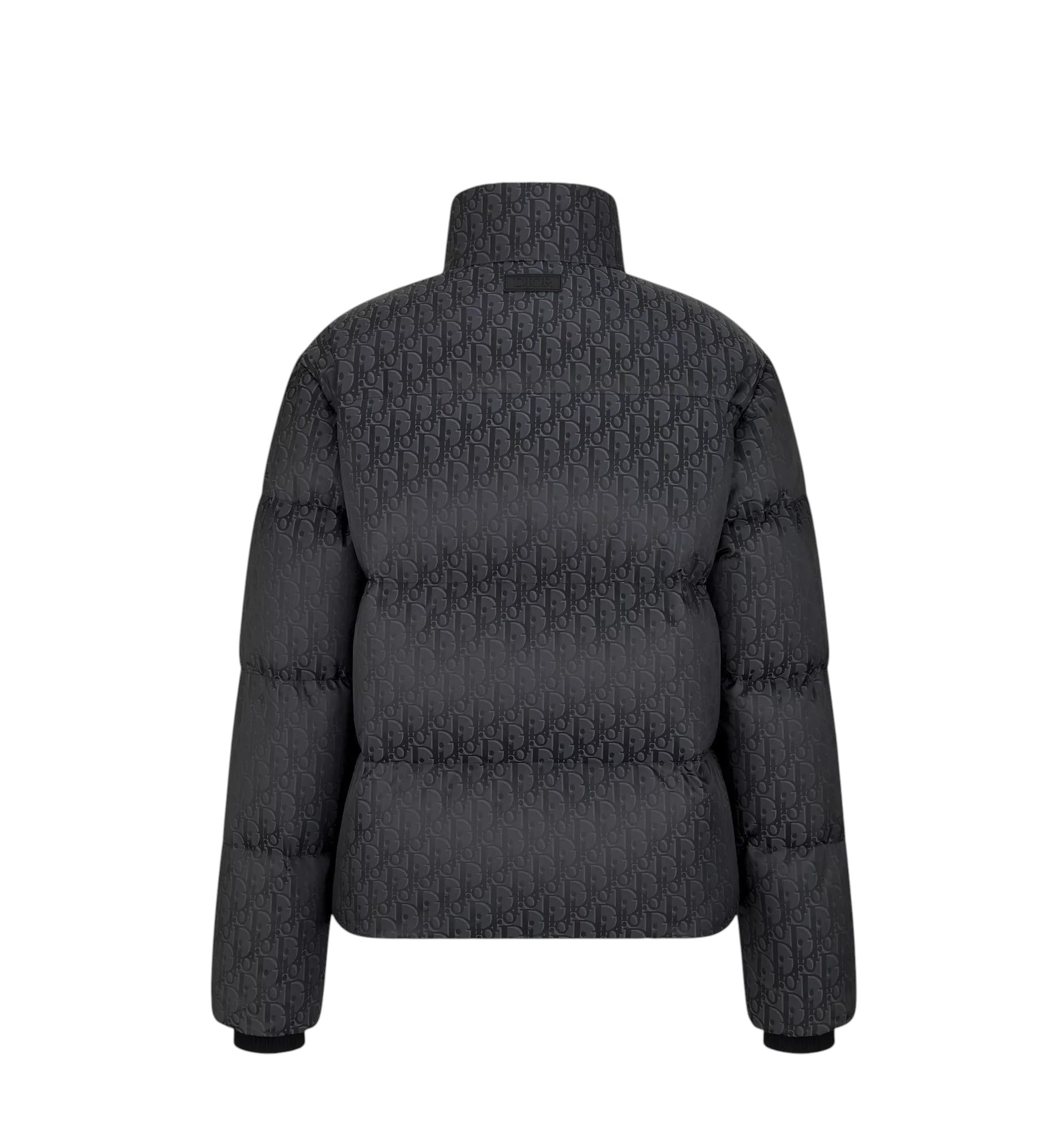 DIOR OBLIQUE DOWN PUFFER JACKET BLACK