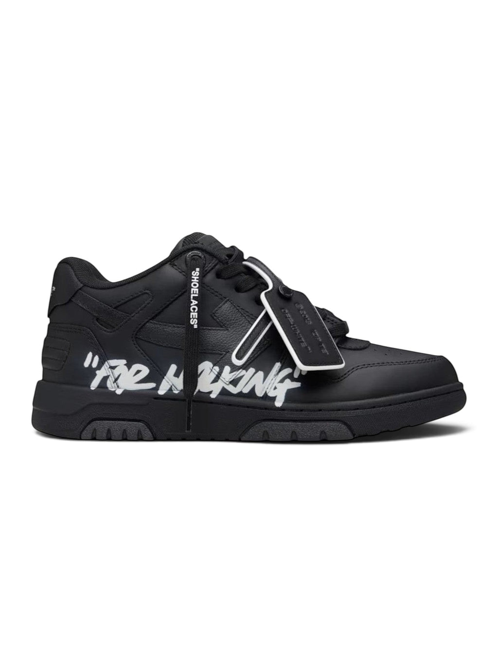OFF-WHITE OUT OF OFFICE "FOR WALKING" BLACK