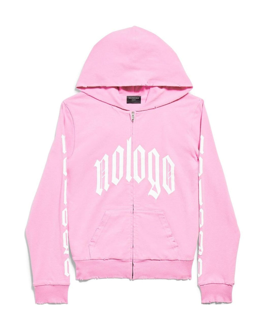 BALENCIAGA NO LOGO PINK ZIP UP WMNS