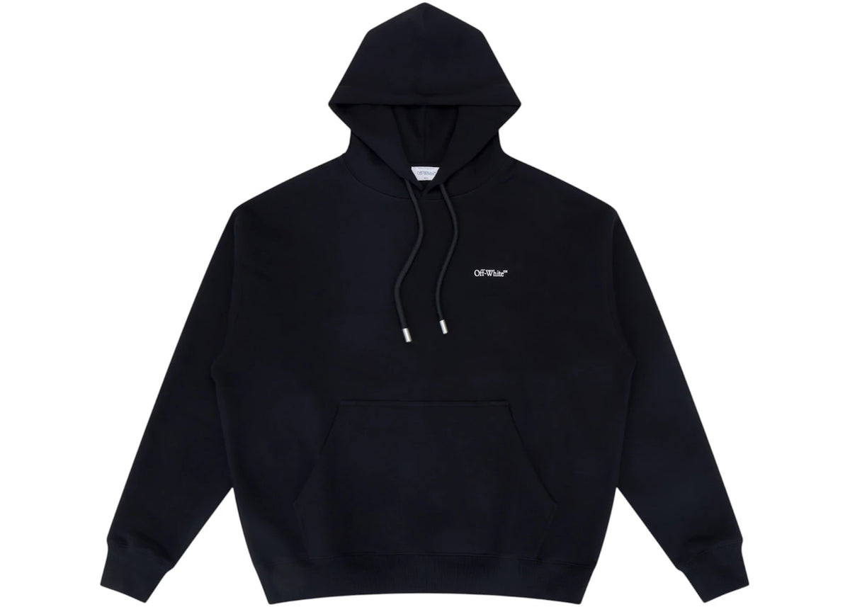 OFF WHITE WINDY ARROW HOODIE BLACK