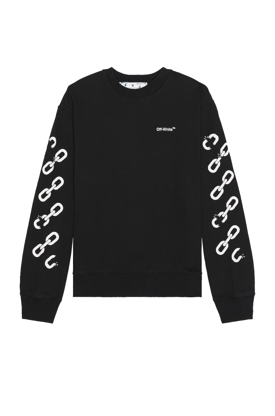 OFF WHITE CHAIN ARROW CREWNECK BLACK