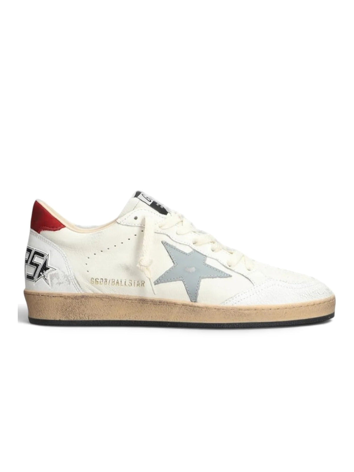 GOLDEN GOOSE BALLSTAR WHITE GREY STAR