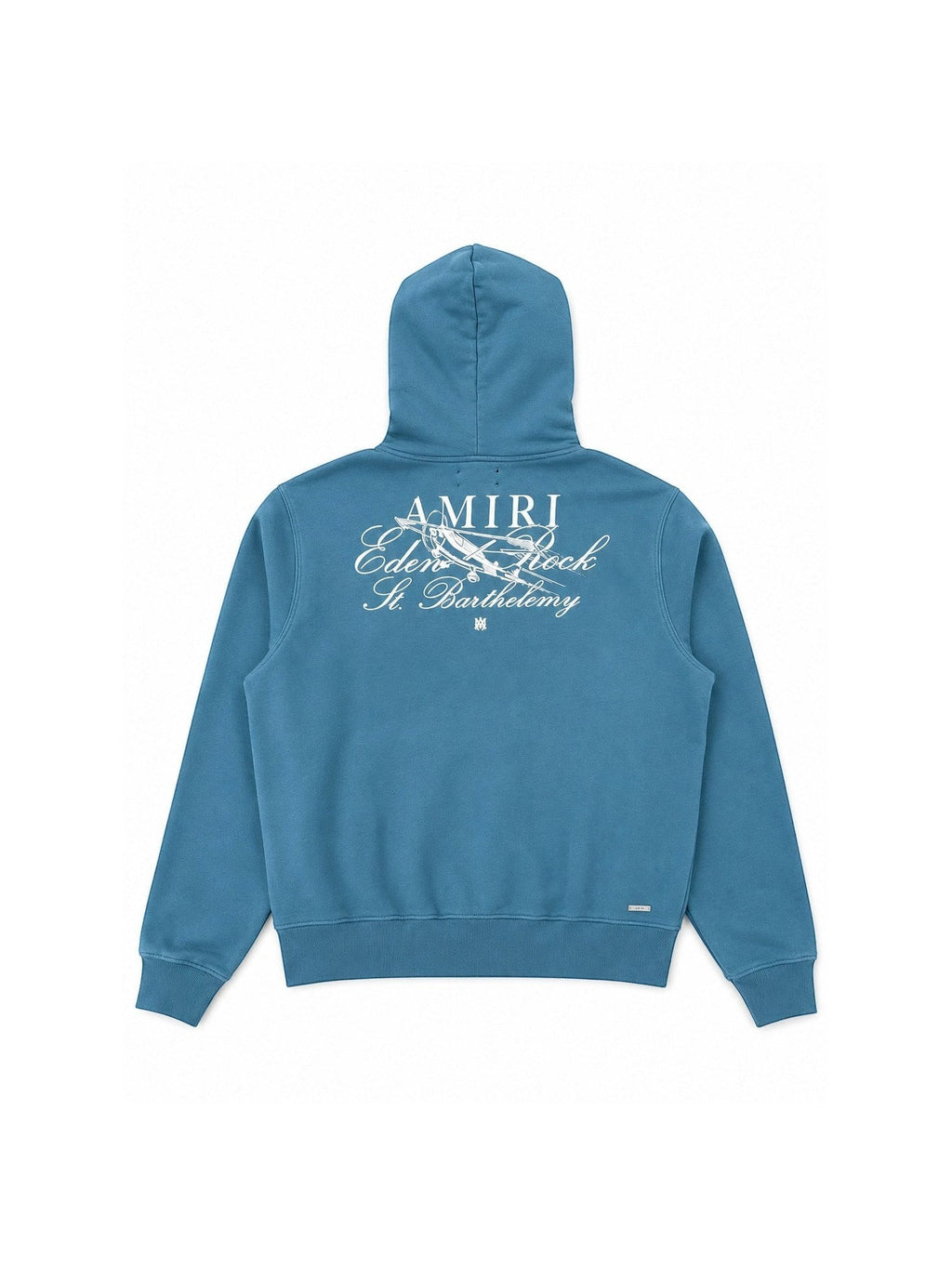 AMIRI EDEN ROCK BLUE & WHITE ST. BARTHELEMY HOODIE