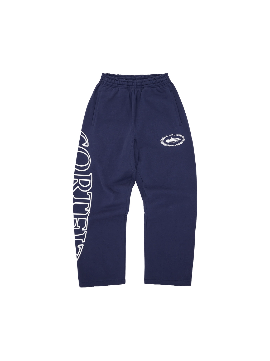 CORTEIZ SUPERIOR ROYALE NAVY OPEN HEM SWEATPANTS