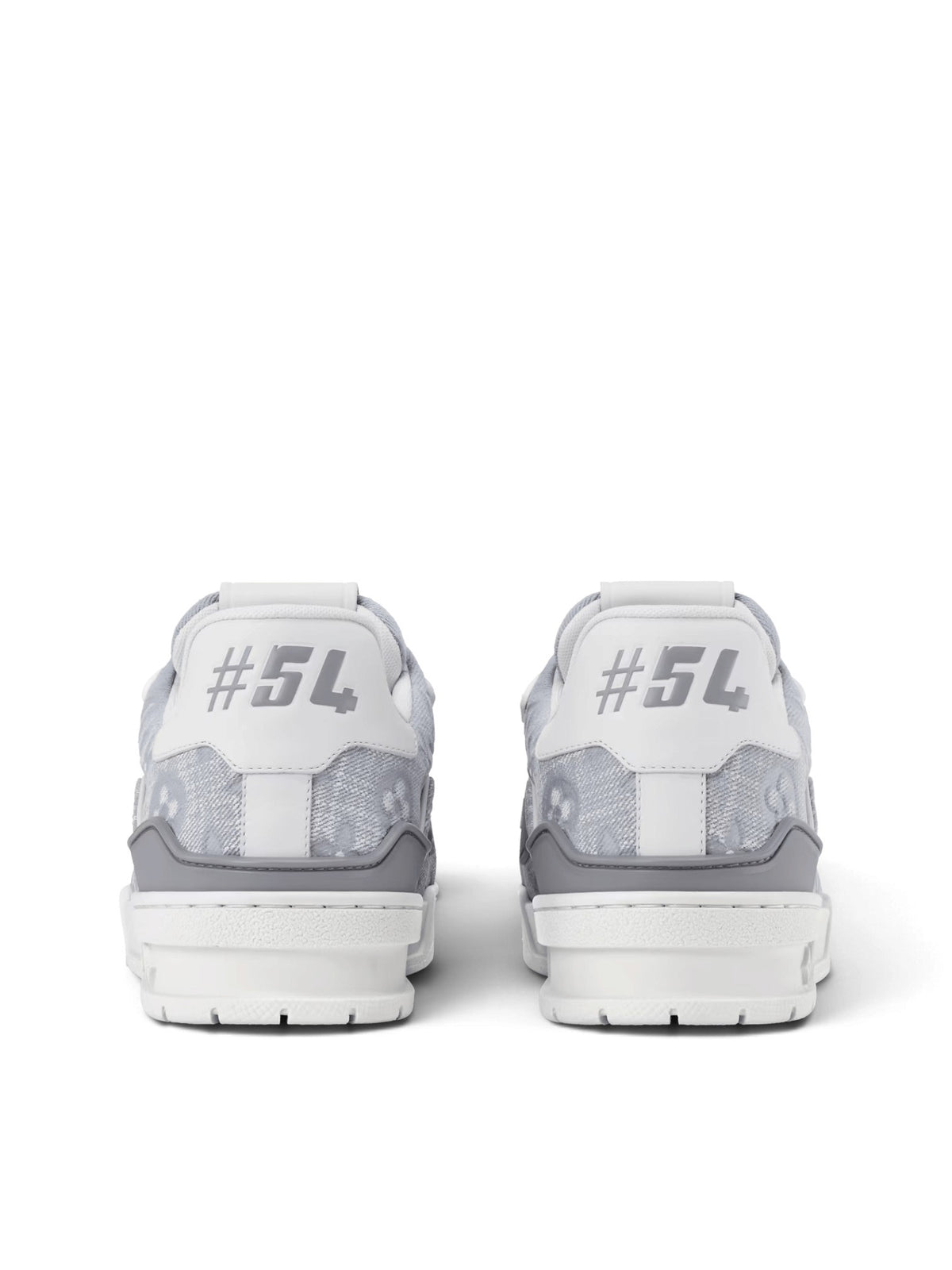 LOUIS VUITTON TRAINER MONOGRAM EMBOSSED GREY