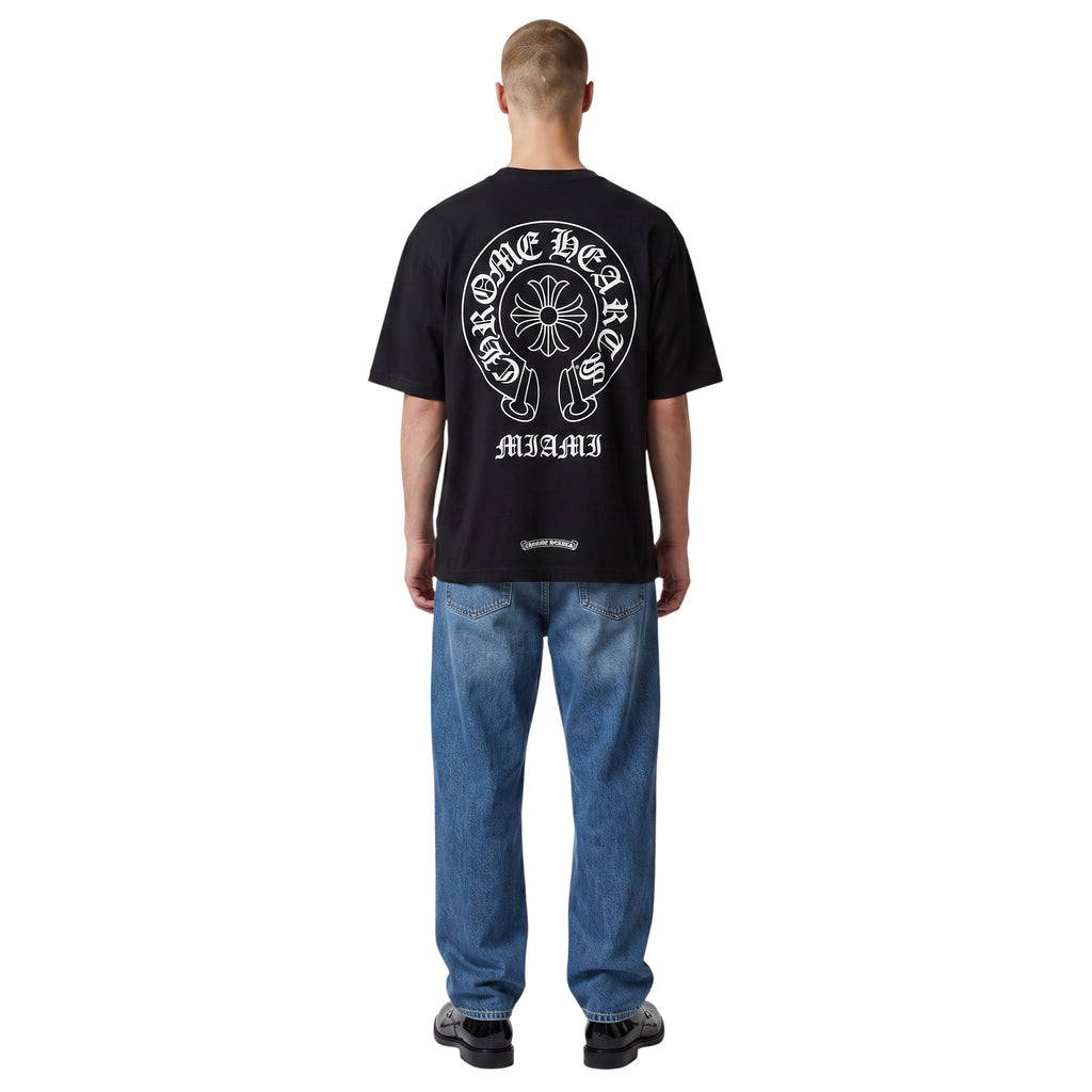 CHROME HEARTS HORSESHOE MIAMI T-SHIRT BLACK