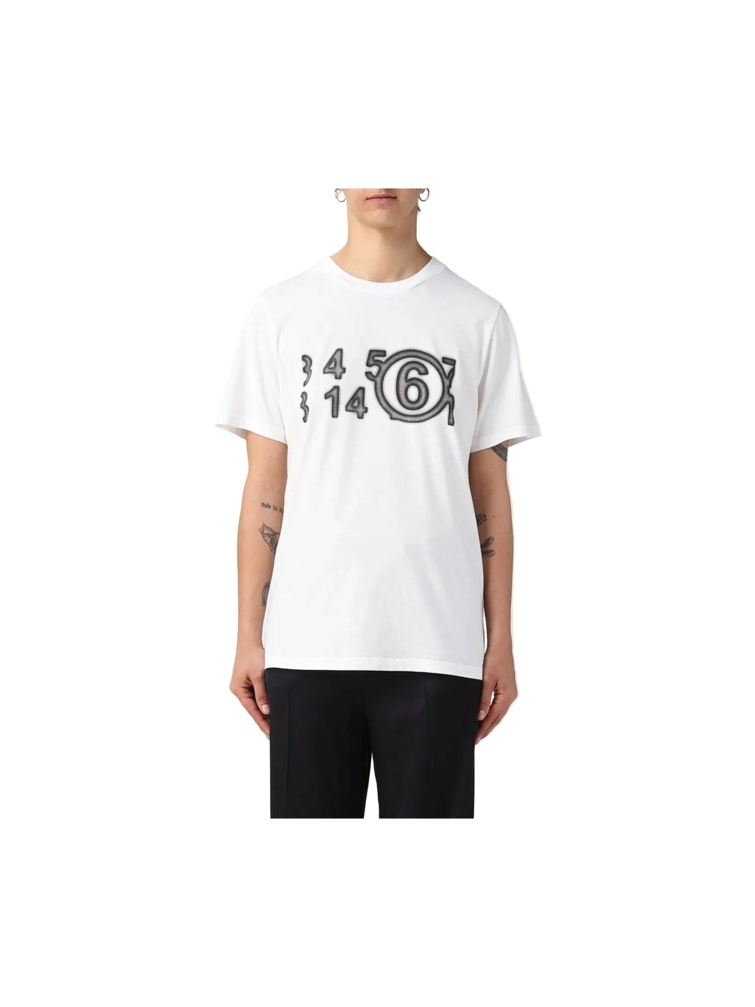 MAISON MARGIELA MM6 WHITE T SHIRT
