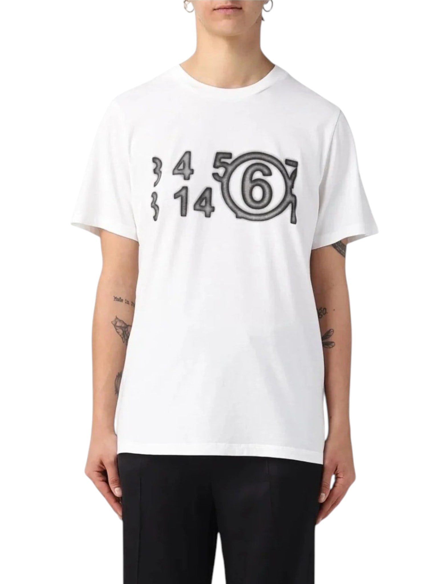 MAISON MARGIELA MM6 WHITE T SHIRT