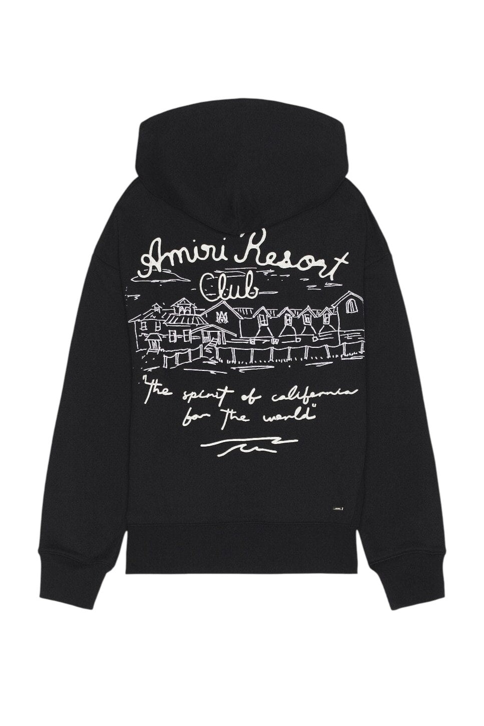 AMIRI RESORT CLUB HOODIE BLACK