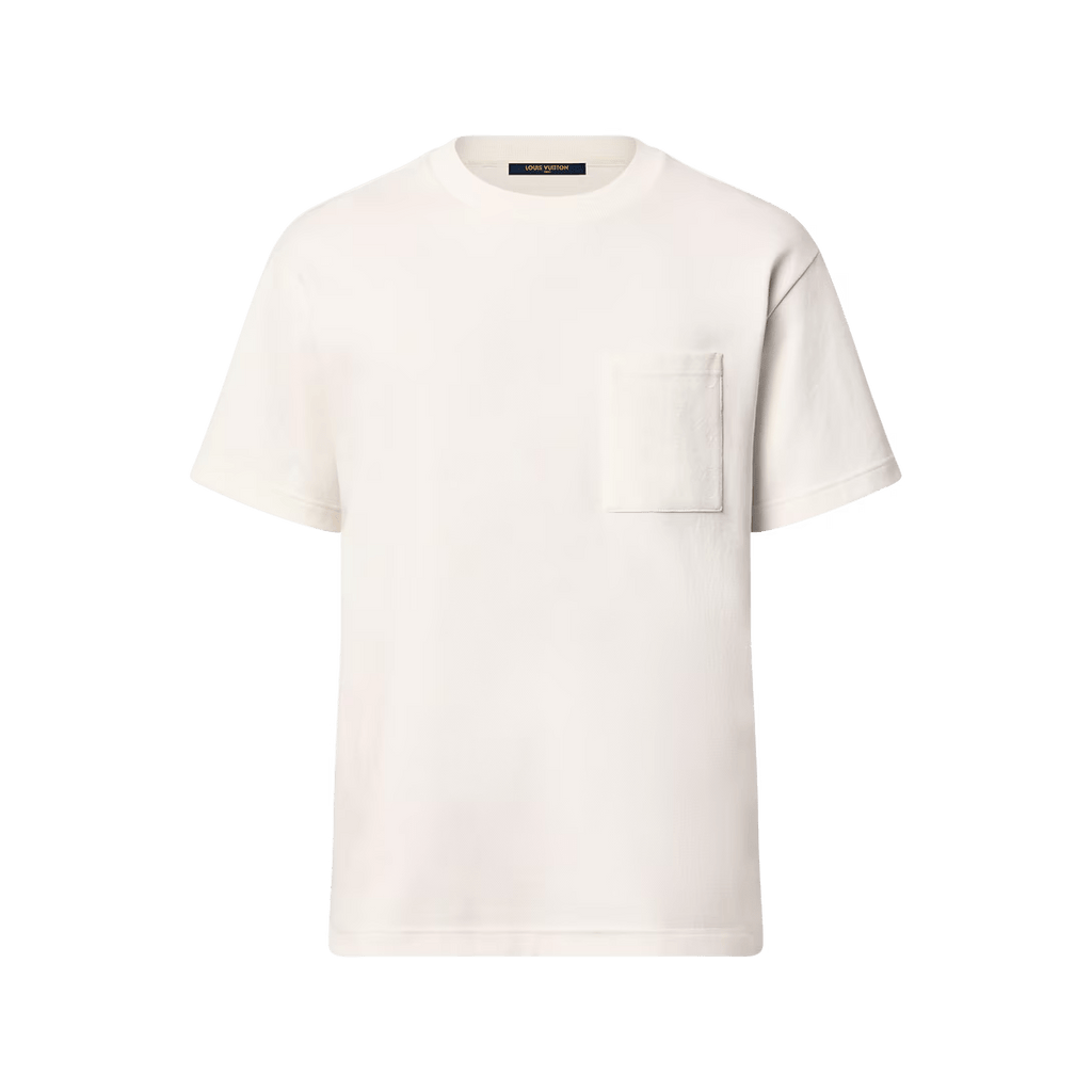 LOUIS VUITTON MONOGRAM WHITE POCKET T-SHIRT