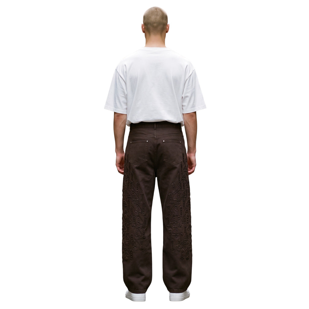 VALLEY CHARLIE DENIM BROWN PANTS