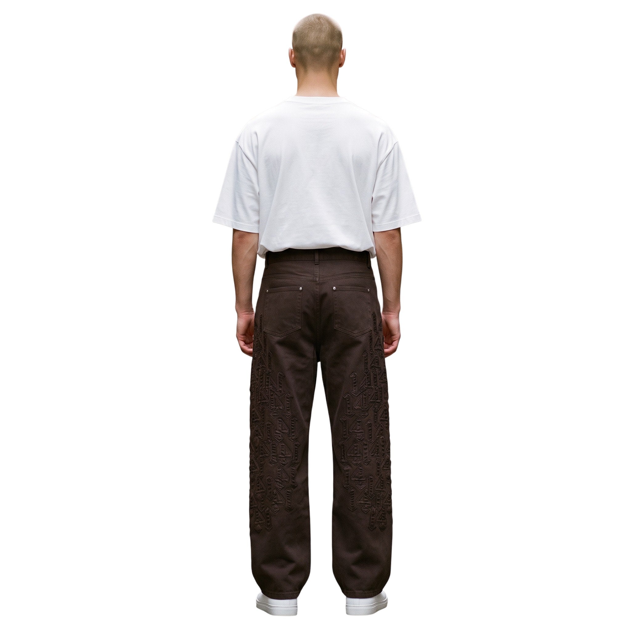 VALLEY CHARLIE DENIM BROWN PANTS