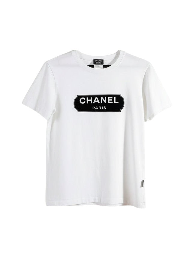 CHANEL PARIS WHITE TEE