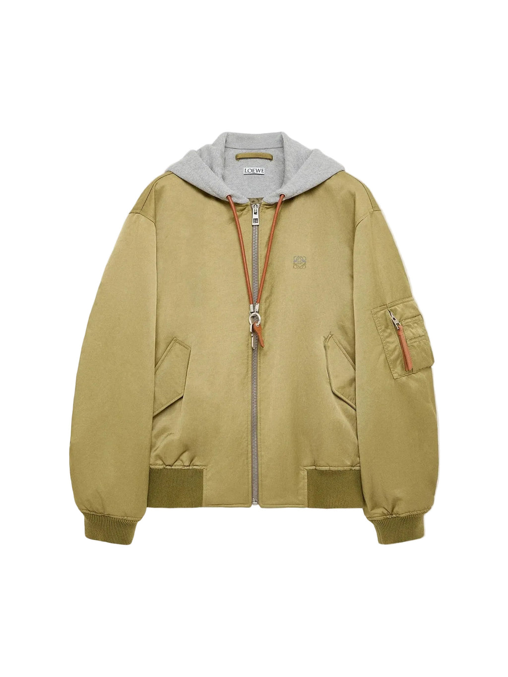 LOEWE GREEN KEYS HOODED JACKET